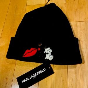 NWT Karl Lagerfeld Paris Beanie